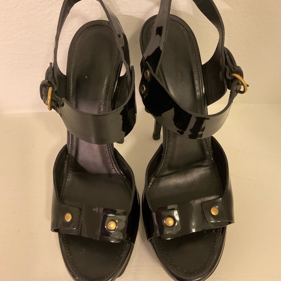 Yves Saint Laurent women's heeled sandals size 38. Made in Italy. - Picture 3 of 11